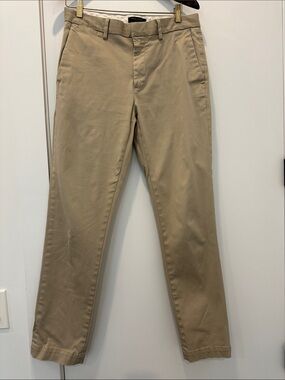 Banana Republic Men's Khaki Straight-Leg Chinos